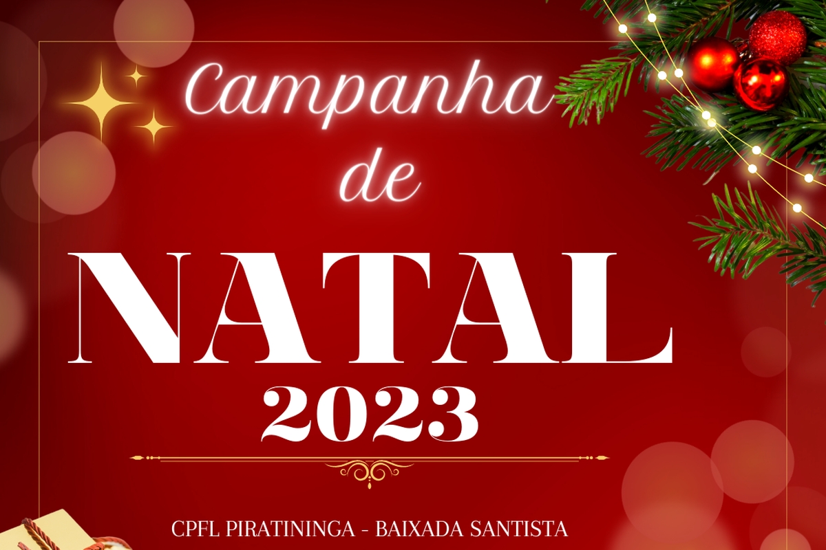 Campanha de Natal 2023 - Programa Voluntariado CPFL - Baixada Santista