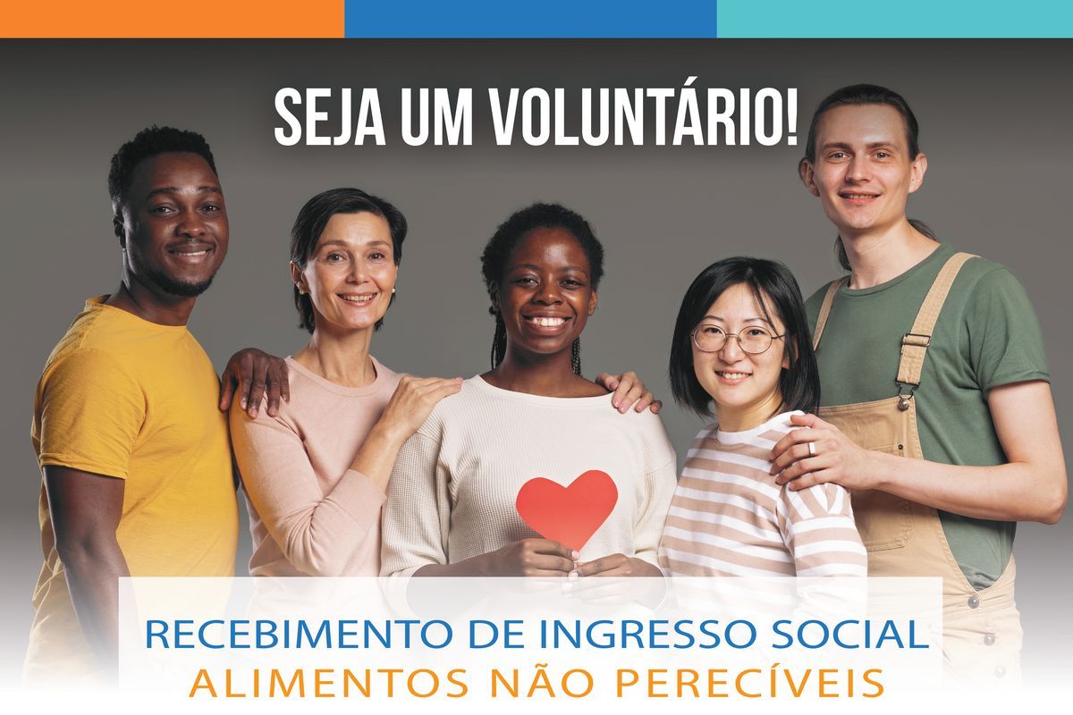 Seja voluntário para receber ingresso social - agosto  2024