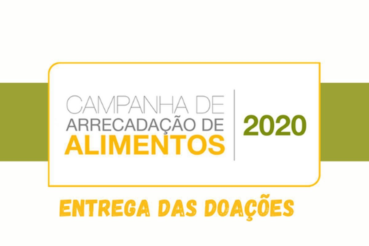 Entrega da Campanha de Alimentos 2020 - F. Social (Cajati)