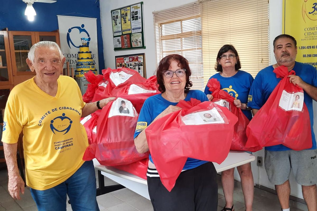 Comitê de Cidadania do BB Campinas/SP - Campanha Sacolas de Natal 2024