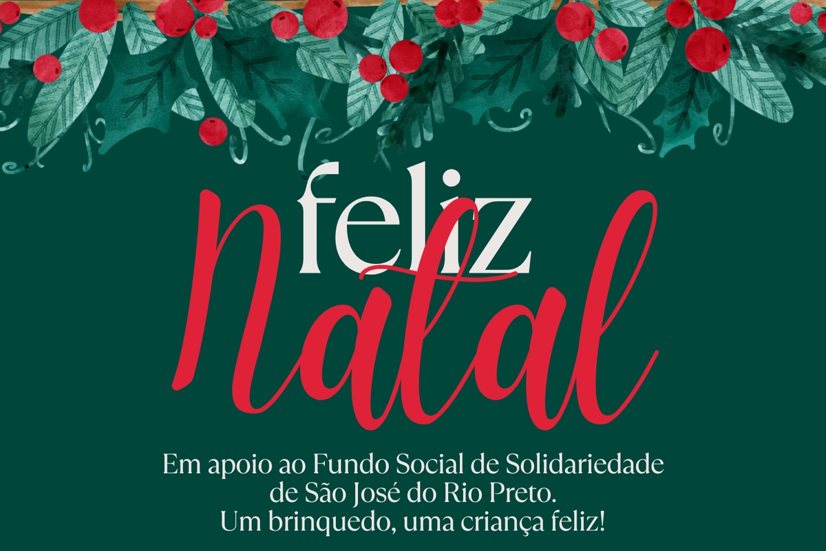 Doação de brinquedos de Natal para o Fundo Social de Solidariedade de São José do Rio Preto