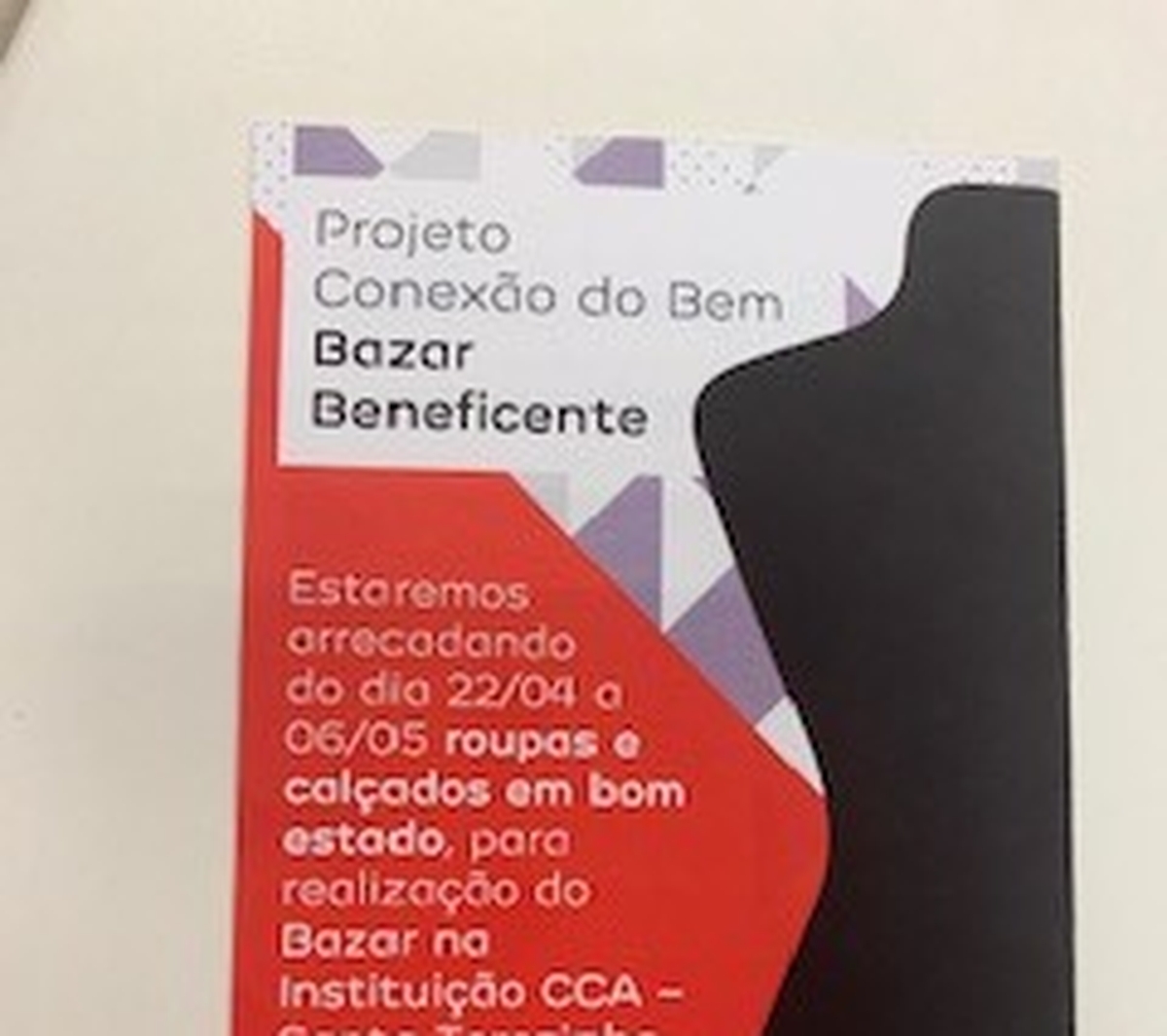 Bazar Beneficente - CCA