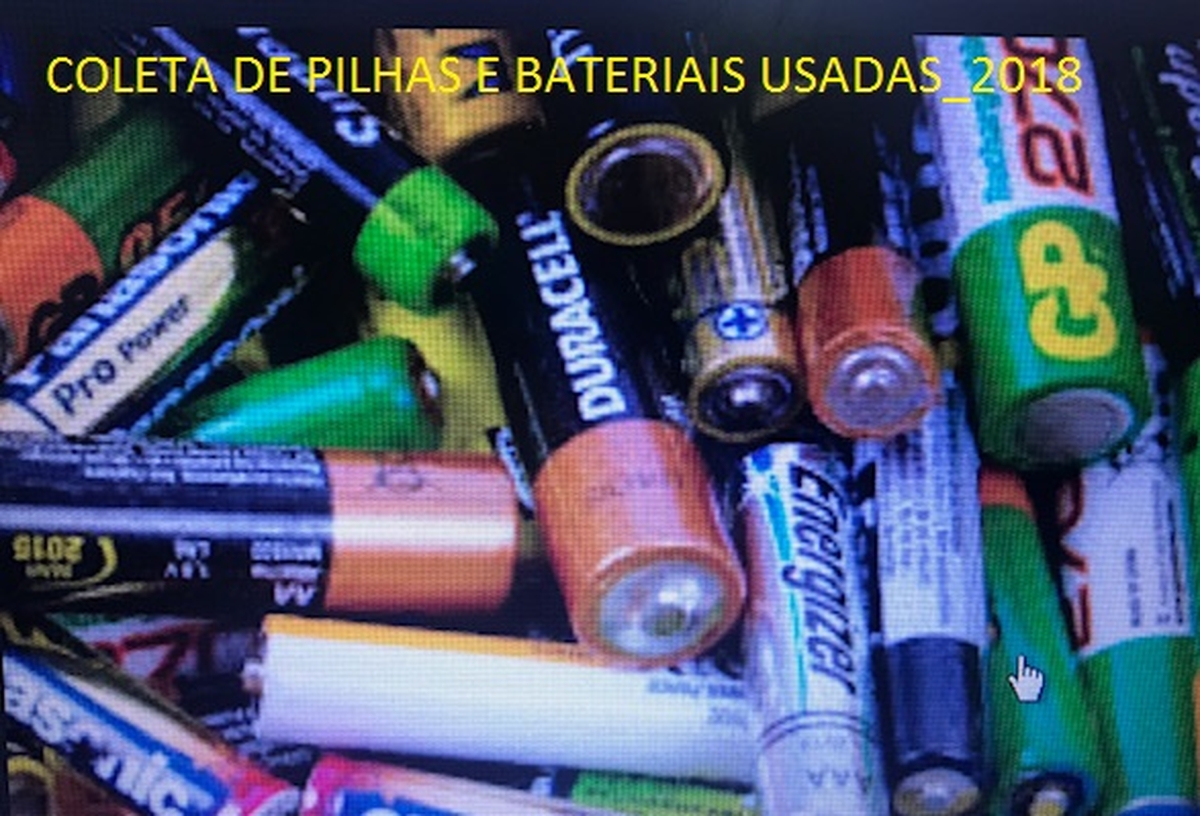 Arrecadação de Pilhas e Baterias usadas para Reciclagem_2018