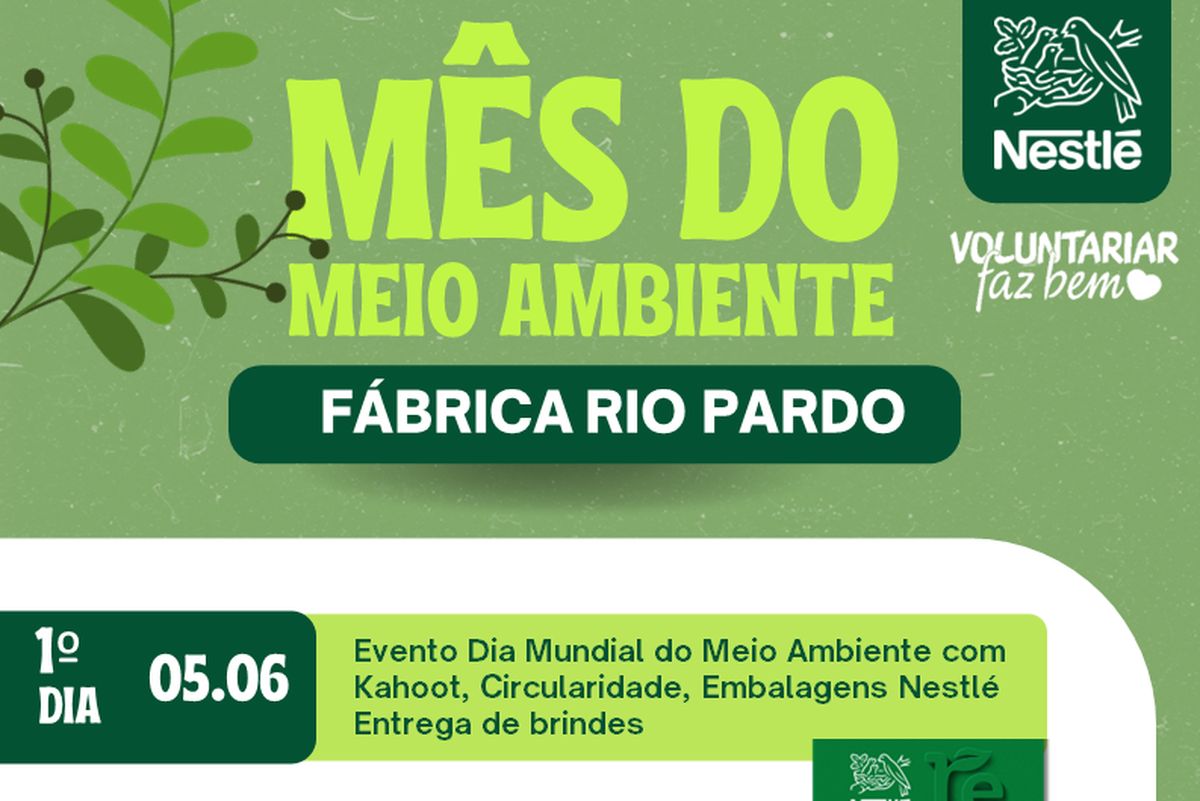 Dia Mundial do Meio Ambiente - Fábrica S J Rio Pardo