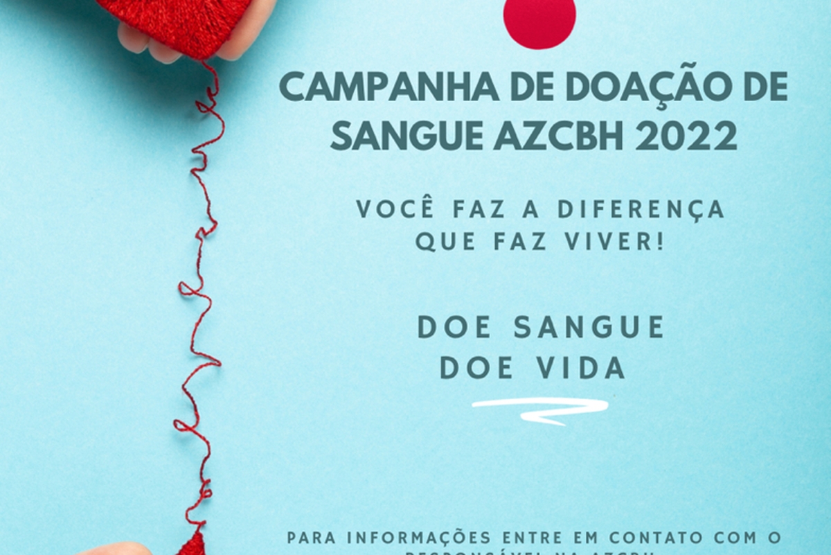 CAMPANHA DE DOAÇÃO DE SANGUE AZCBH 2022