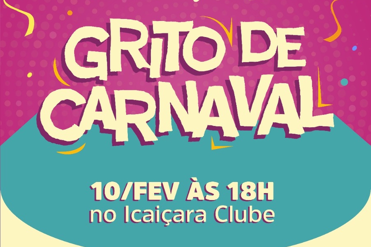 Grito de Carnaval no Icaiçara Clube de Santa Cruz do Rio Pardo