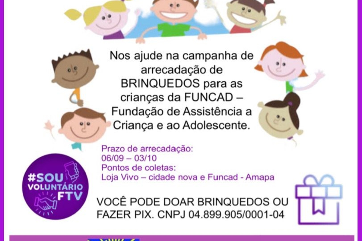 Dia das Crianças - Solidário - FUNCAD - Marabá