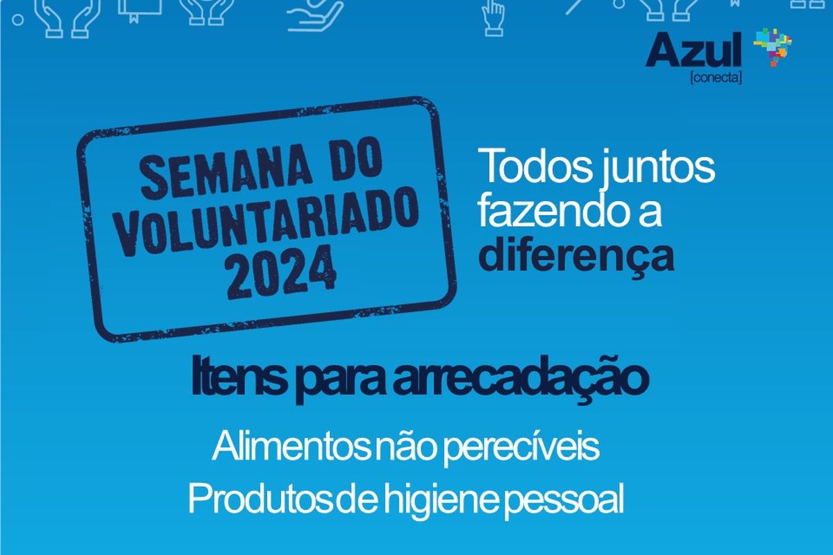 Arrecadação de alimentos não-perecíveis e produtos de higiene pessoal.