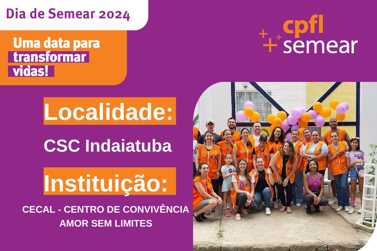 Indaiatuba CECAL - Dia de Semear