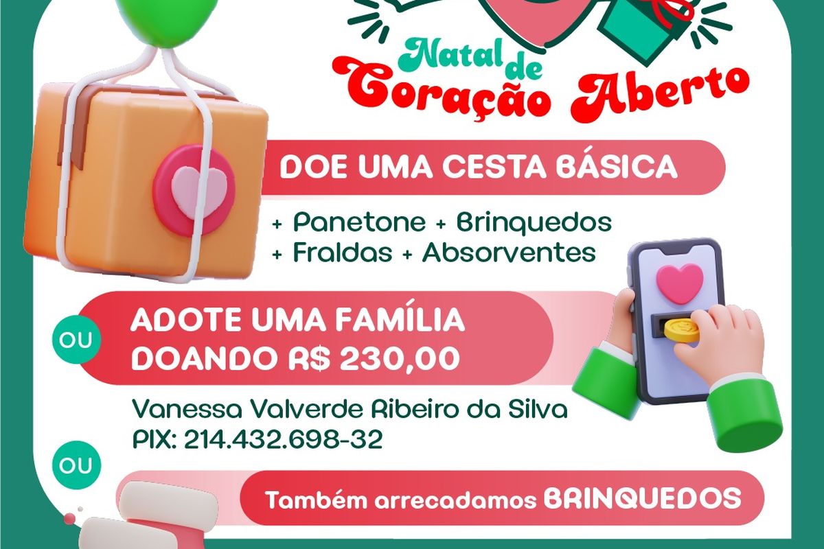 Natal Solidário "De Coração Aberto" 2024