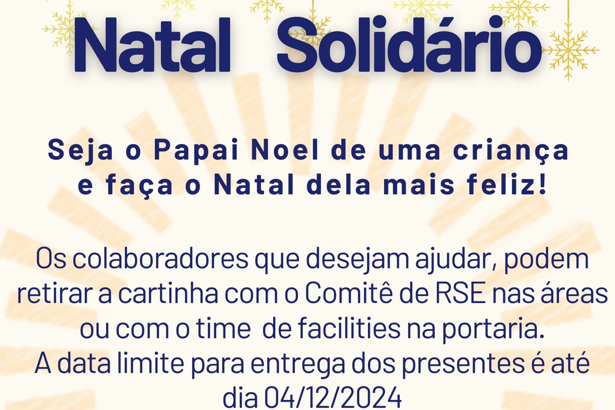 NATAL SOLIDÁRIO - EMBRULHO DE PRESENTES