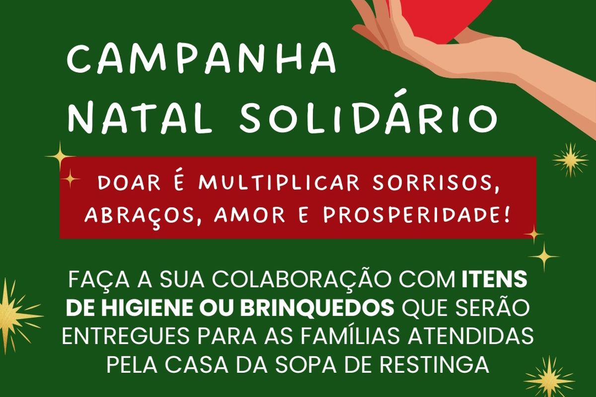 Natal solidário Raia e Casa da Sopa 