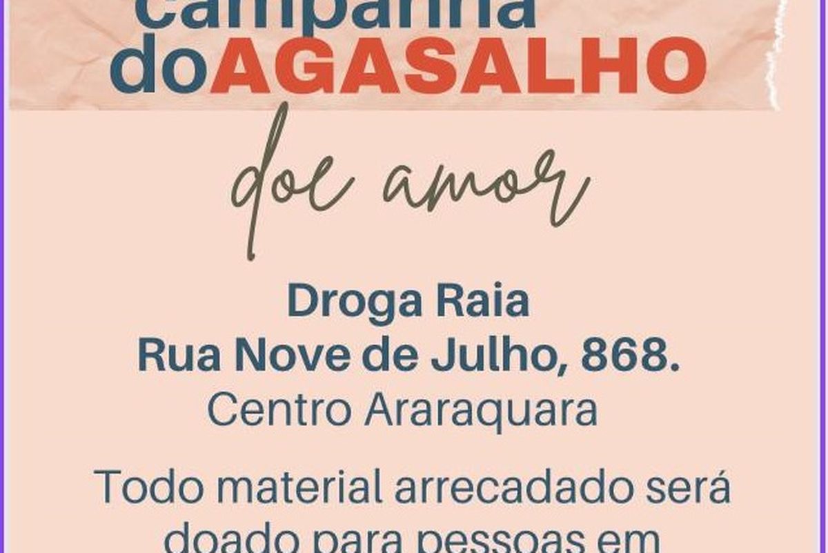 Campanha de agasalho