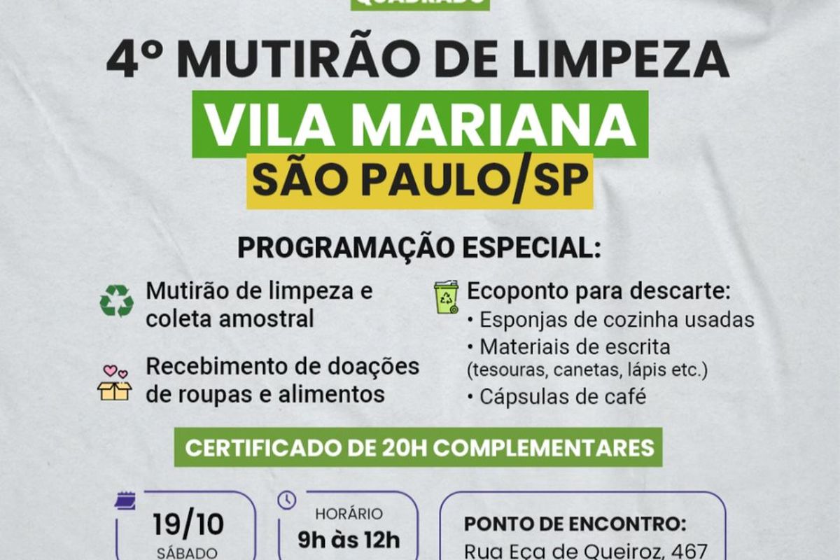 4º Mutirão de Limpeza