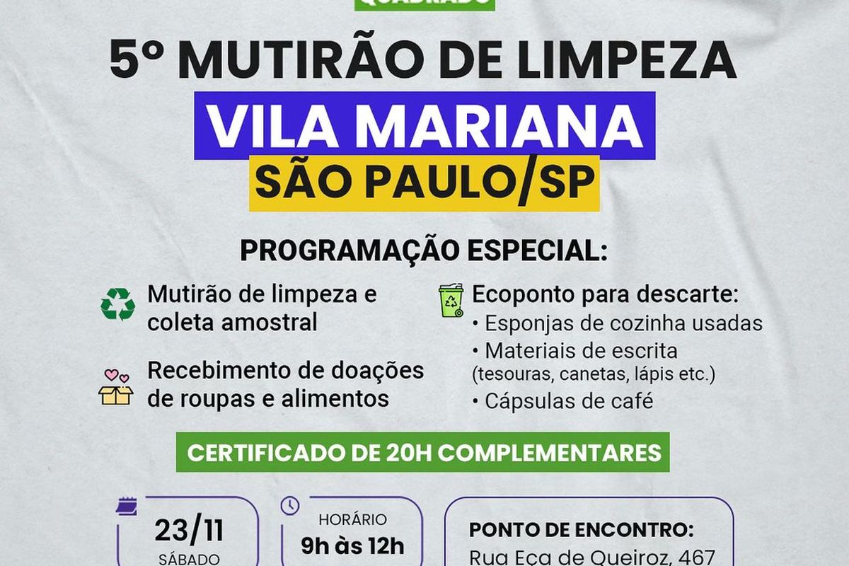 5º Mutirão de Limpeza