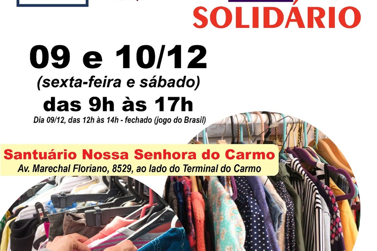 Bazar Solidário da Cáritas - Curitiba
