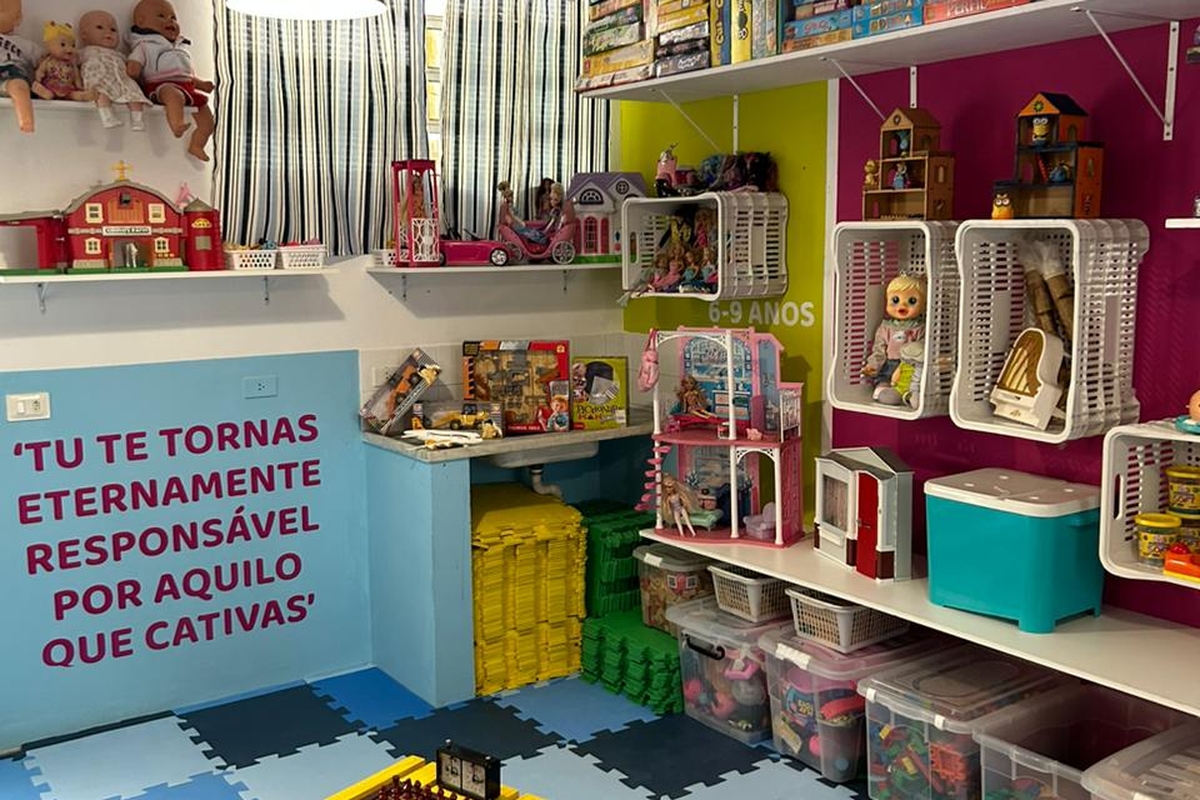 Reforma Brinquedoteca - ONG Gotas de Flor com Amor - 2023