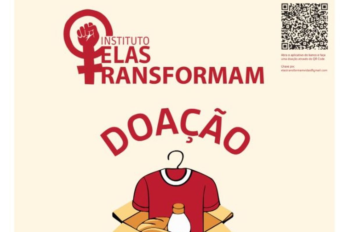 Doação de Roupas - Unidade Cléo Octávio - Instituto Elas Transformam