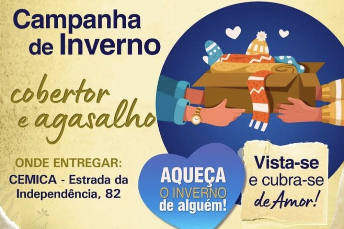 Campanha do agasalho- Cemica