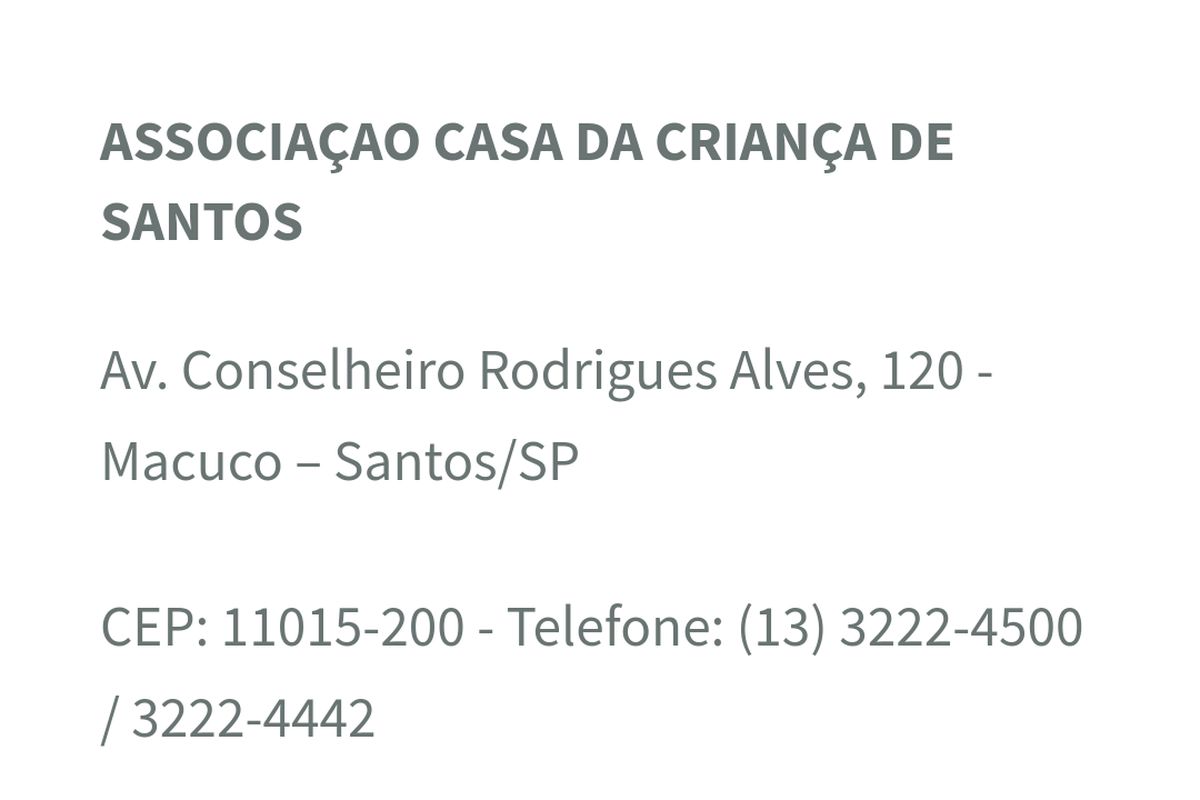 Campanha das Crianças 2098