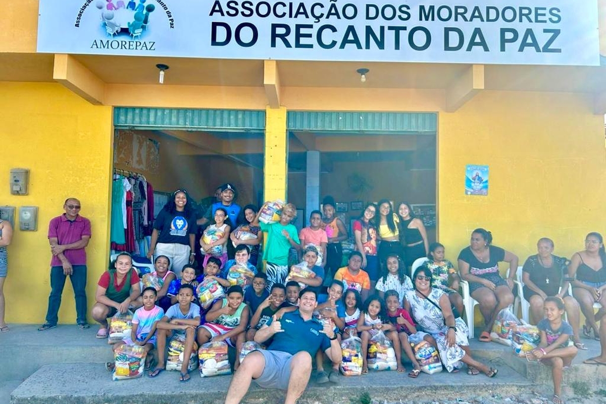 Doação de Alimentos na Instituição Recanto da Paz  - Aracaju, SE