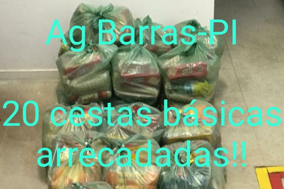 Voluntários Bradesco contra a fome - Barras/PI - 2021