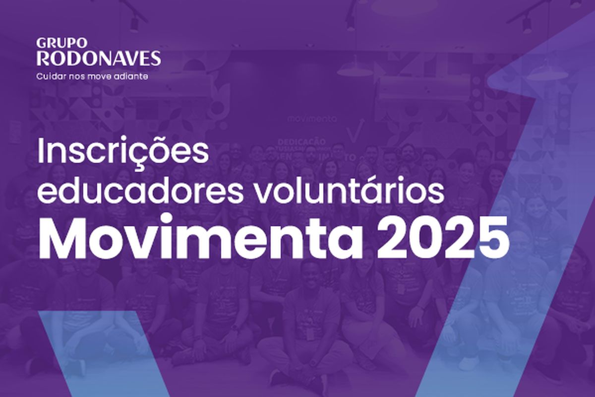 Torne-se um educador voluntário e ajude a Movimentar o mundo - Turma 2025