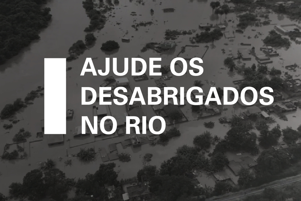 Campanha de arrecadação - Enchentes no Rio de Janeiro