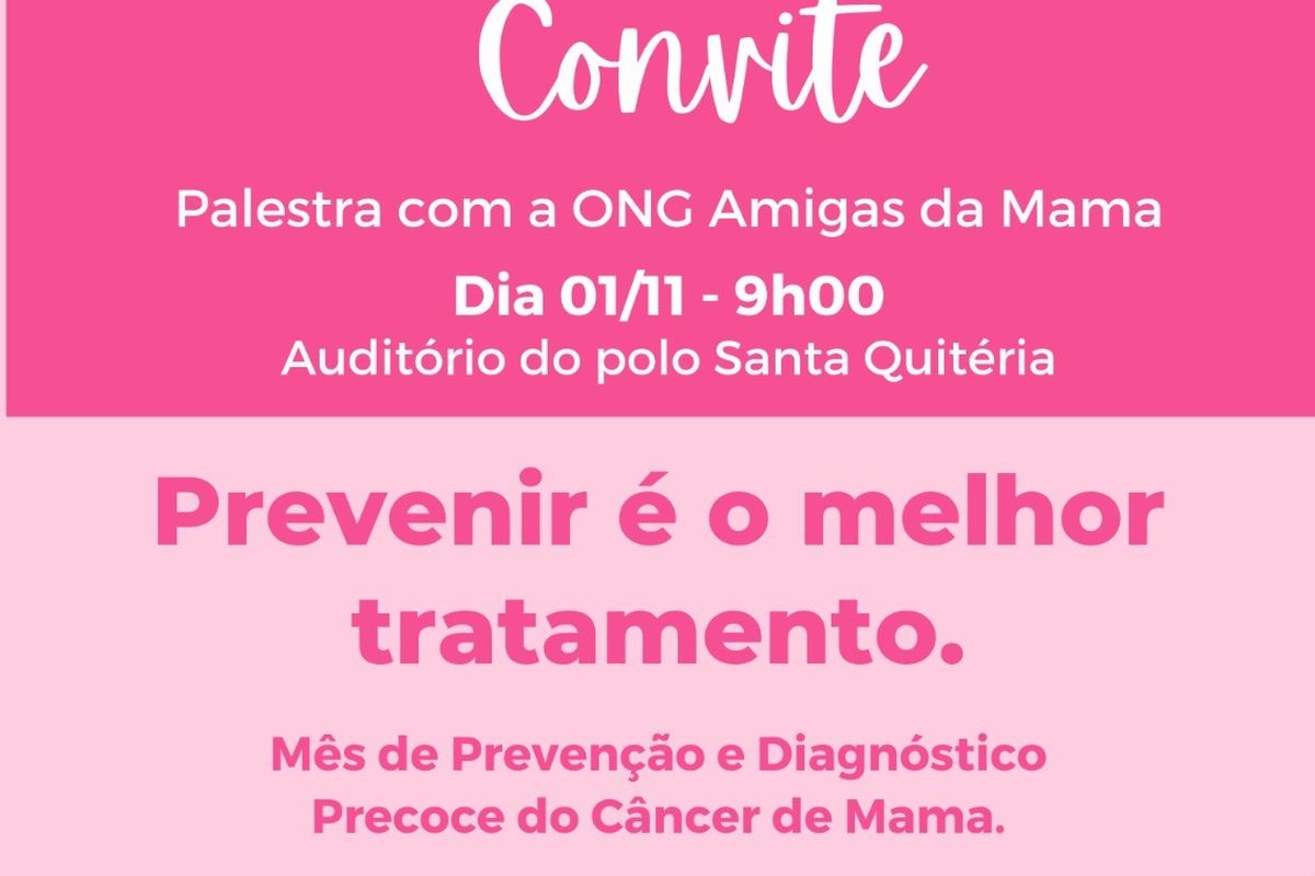 Palestra Outubro Rosa