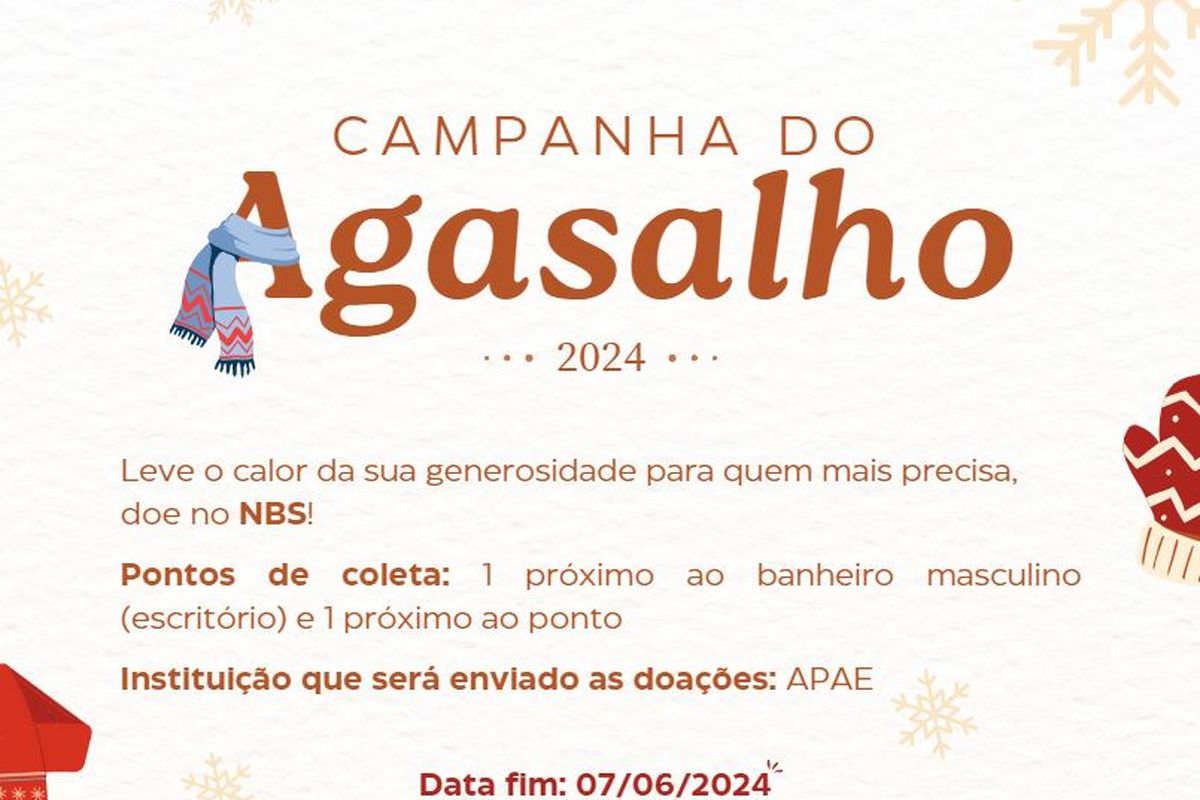 Campanha do Agasalho RAO 2024