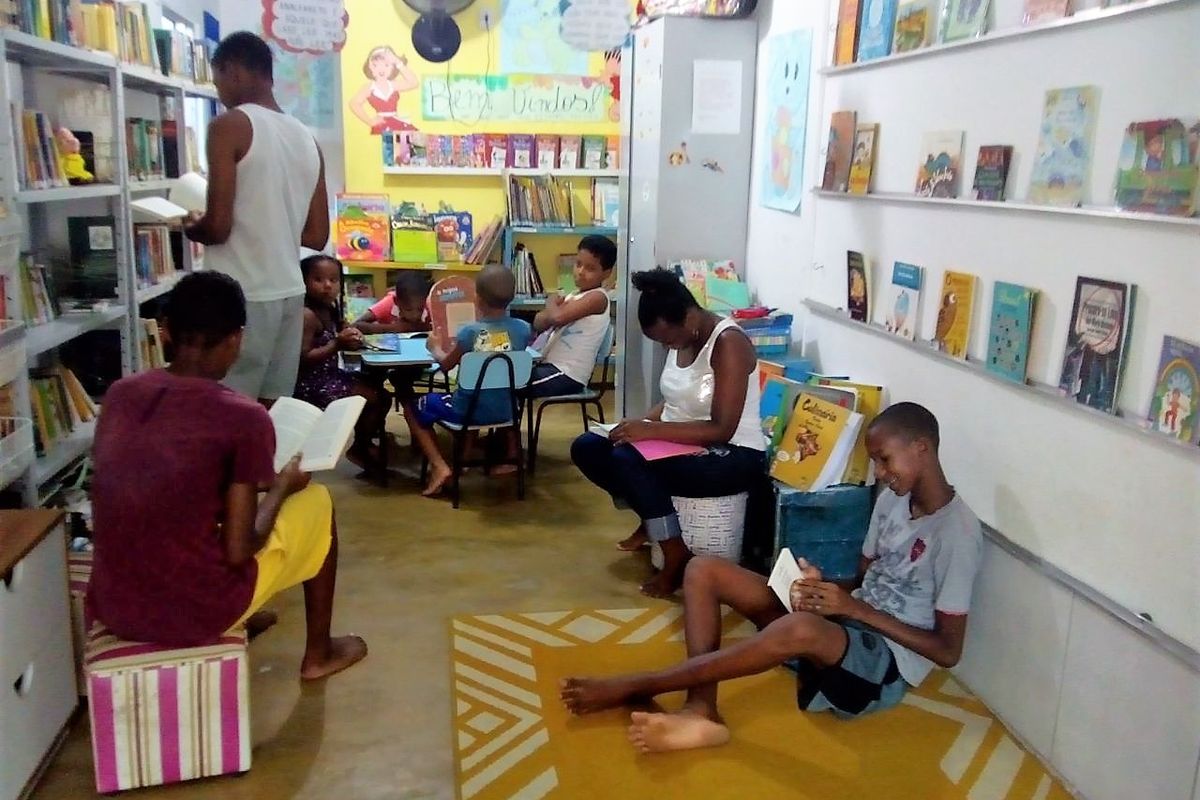 SEMANA NACIONAL DE VOLUNTARIADO 2024 - CCR METRÔ BAHIA - BIBLIOTECA TIA JANA