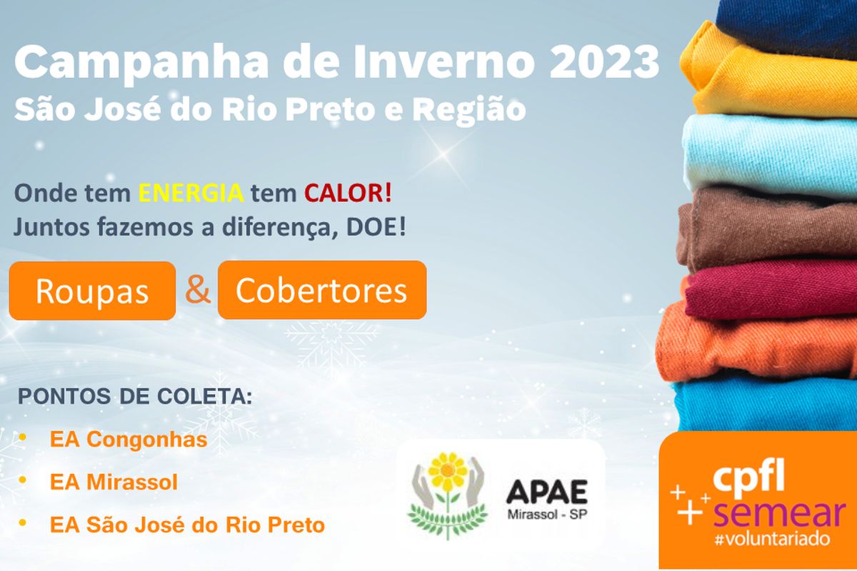 Campanha de Inverno 2023 - São José do  Rio Preto e região