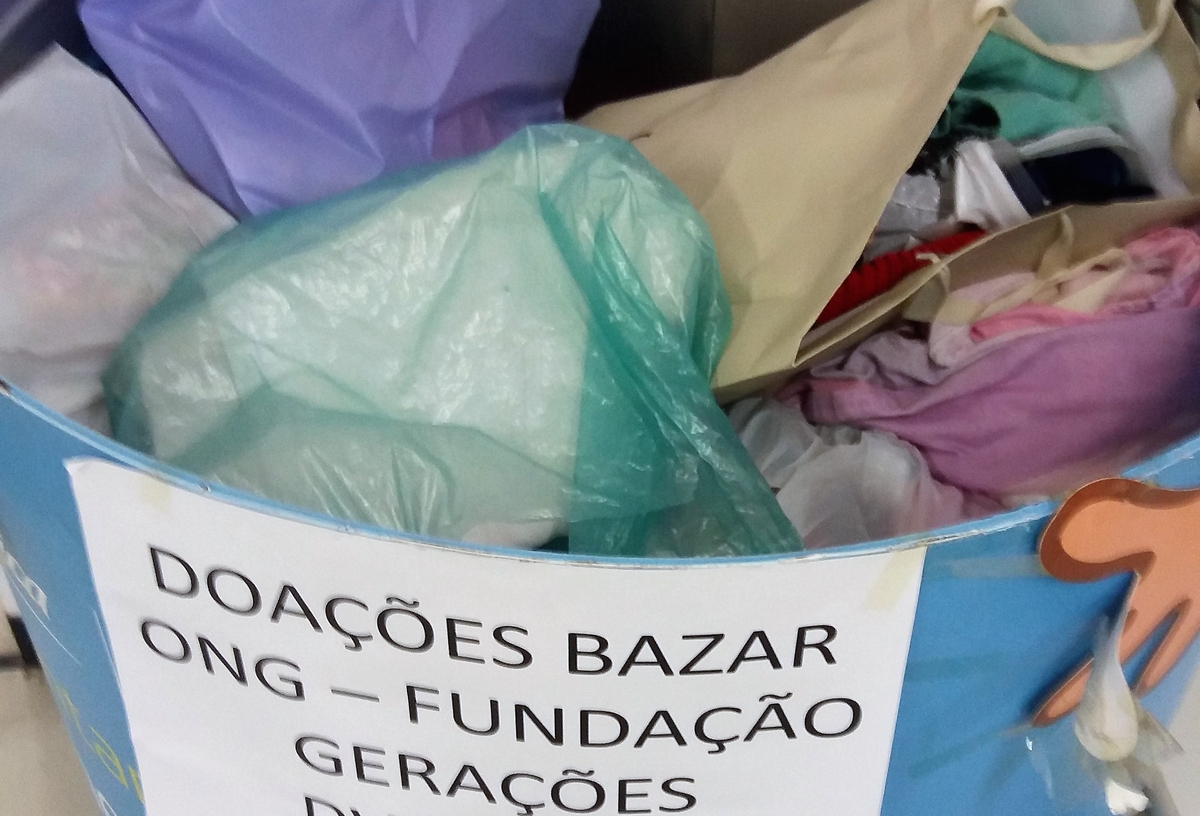 Doações de itens diversos para o Bazar da ONG