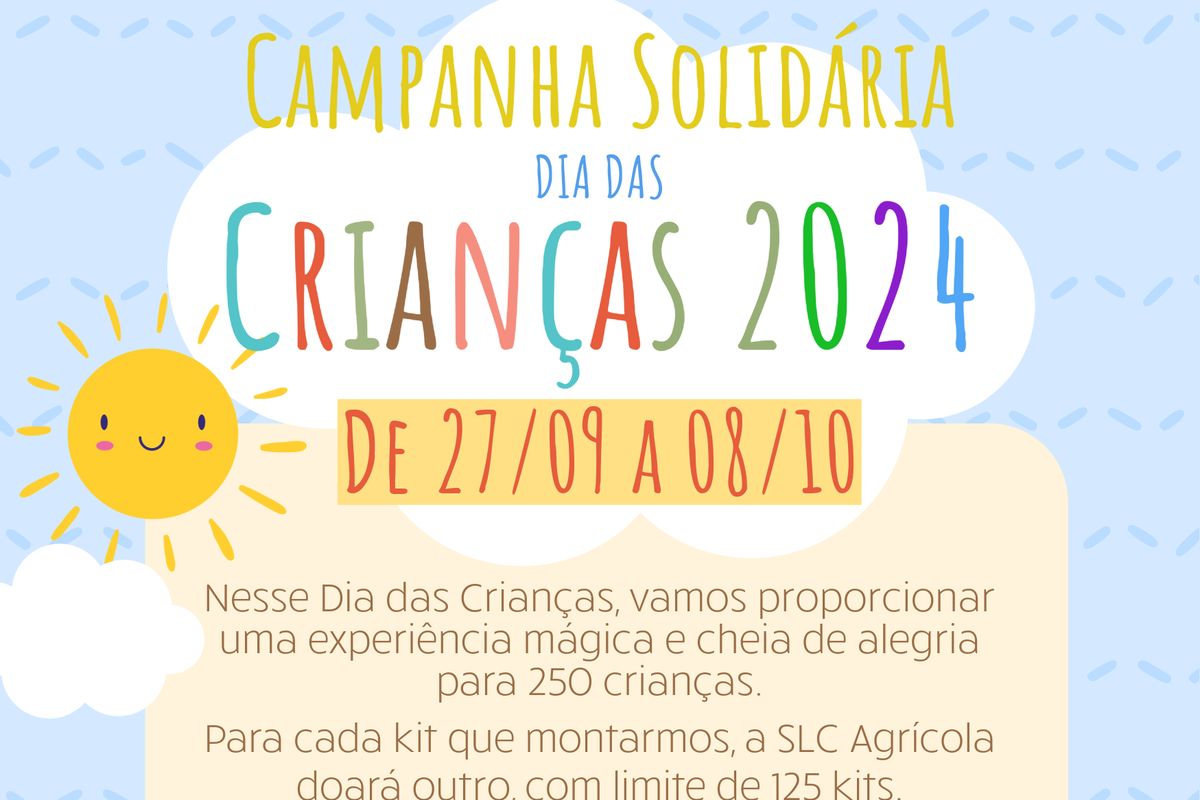 O Dia das Crianças começa por você, voluntário do GAS! 