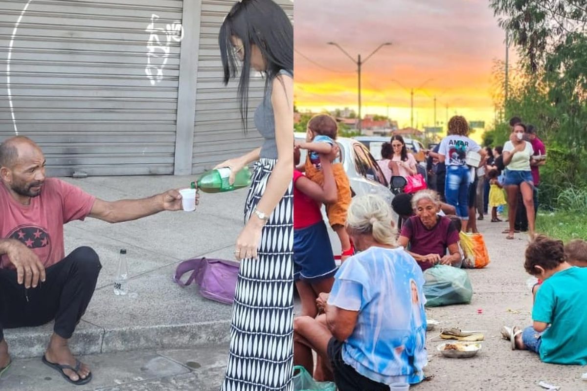 AÇÃO COM MORADORES DE RUA