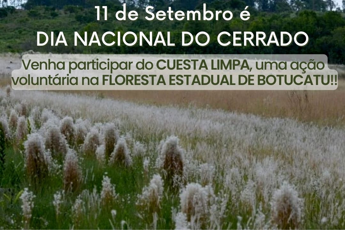 Palestra: 6ª edição do Cuesta Limpa 2022 - Floresta Estadual de Botucatu (FEB).