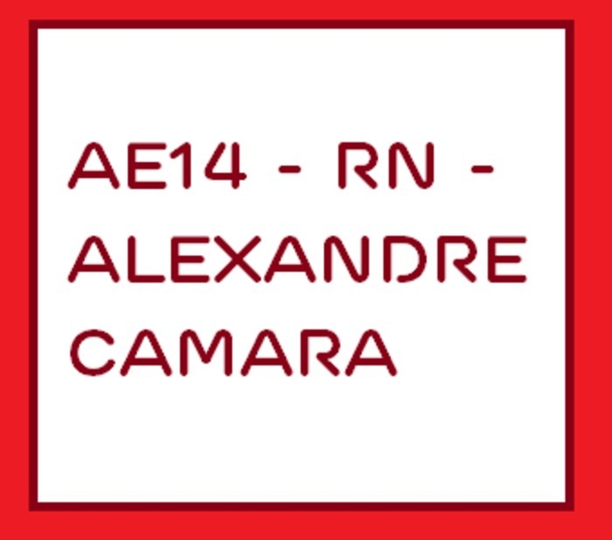 AE14 - RN - Alexandre Camara