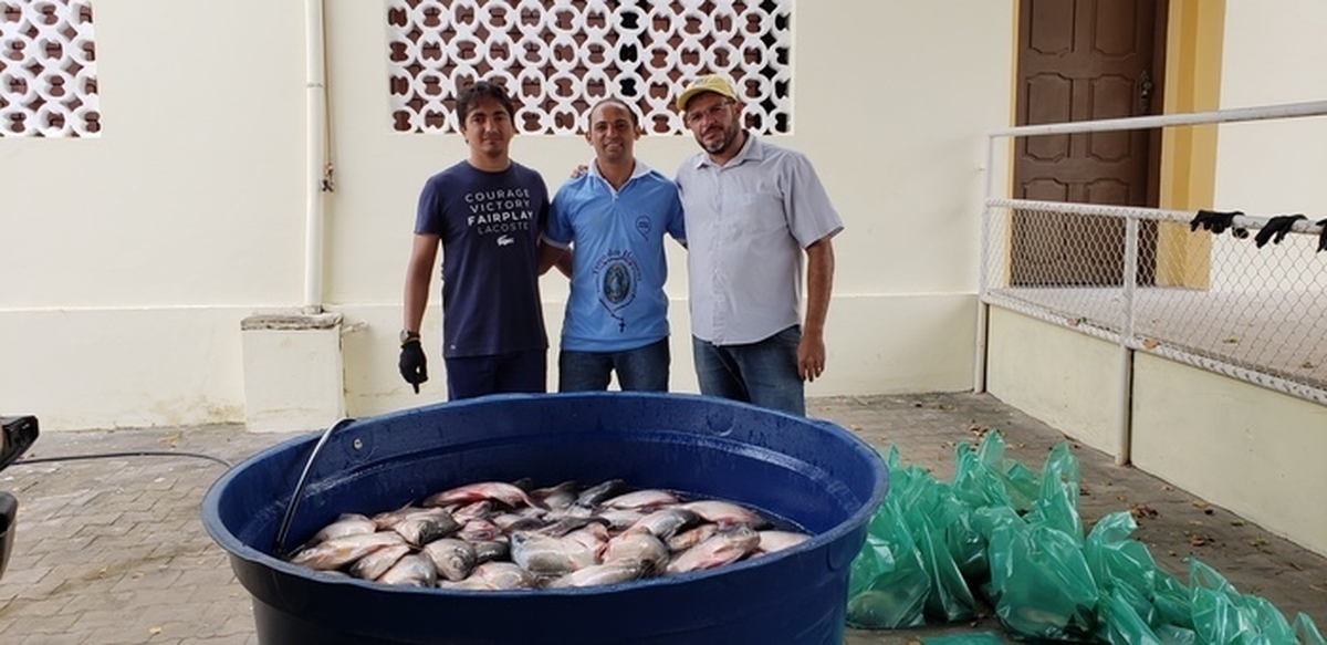 doação de peixe para familias carentes