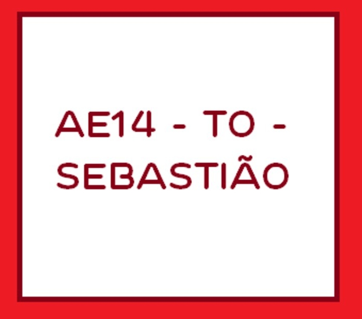 AE14 - TO - Sebastião Sales Monteiro