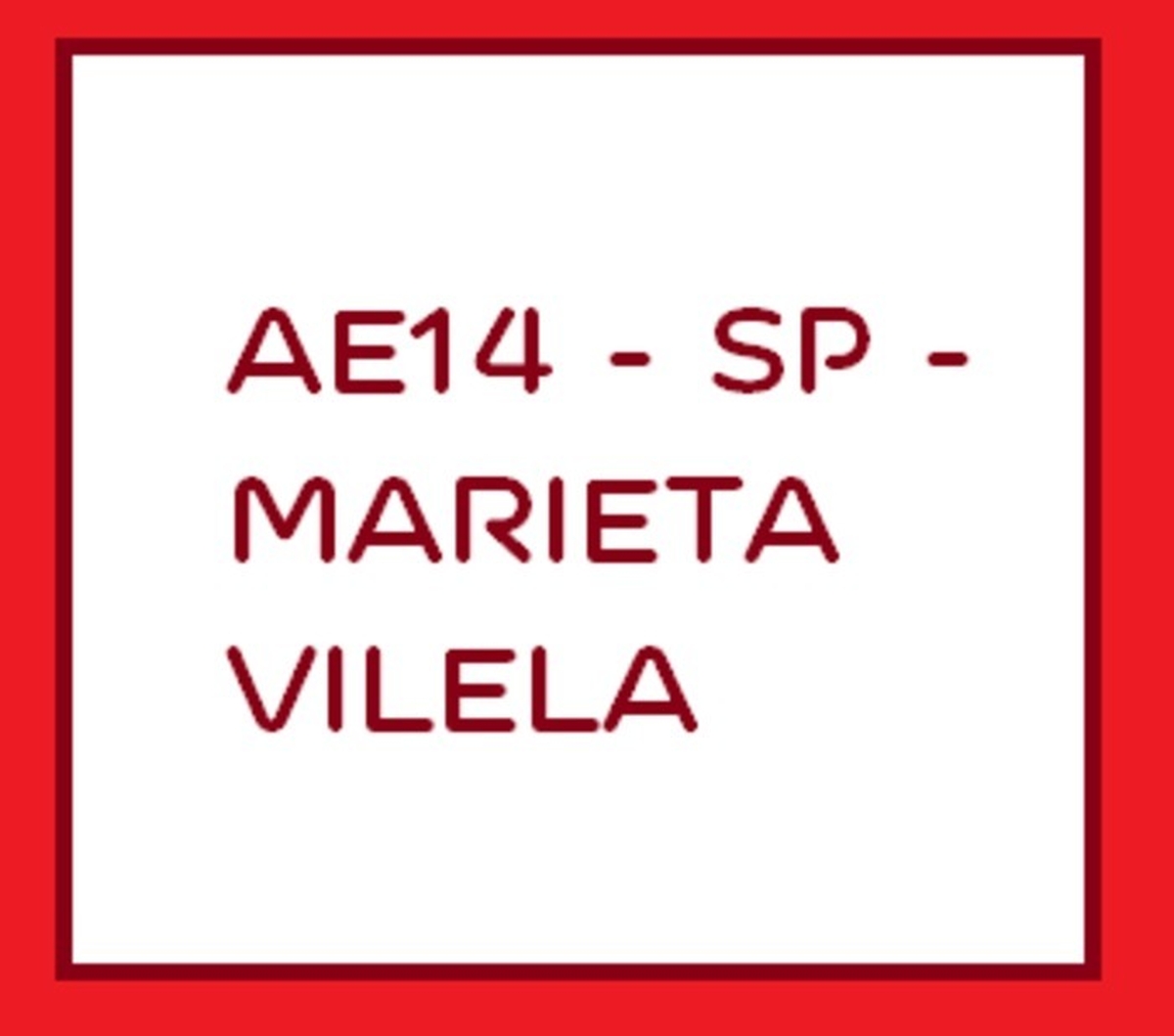 AE14 - SP - Marieta Vilela