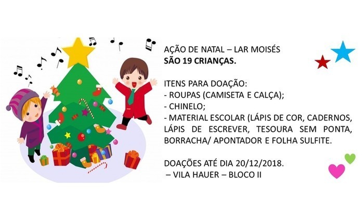 Ação de Natal 2018 - Lar Moisés 