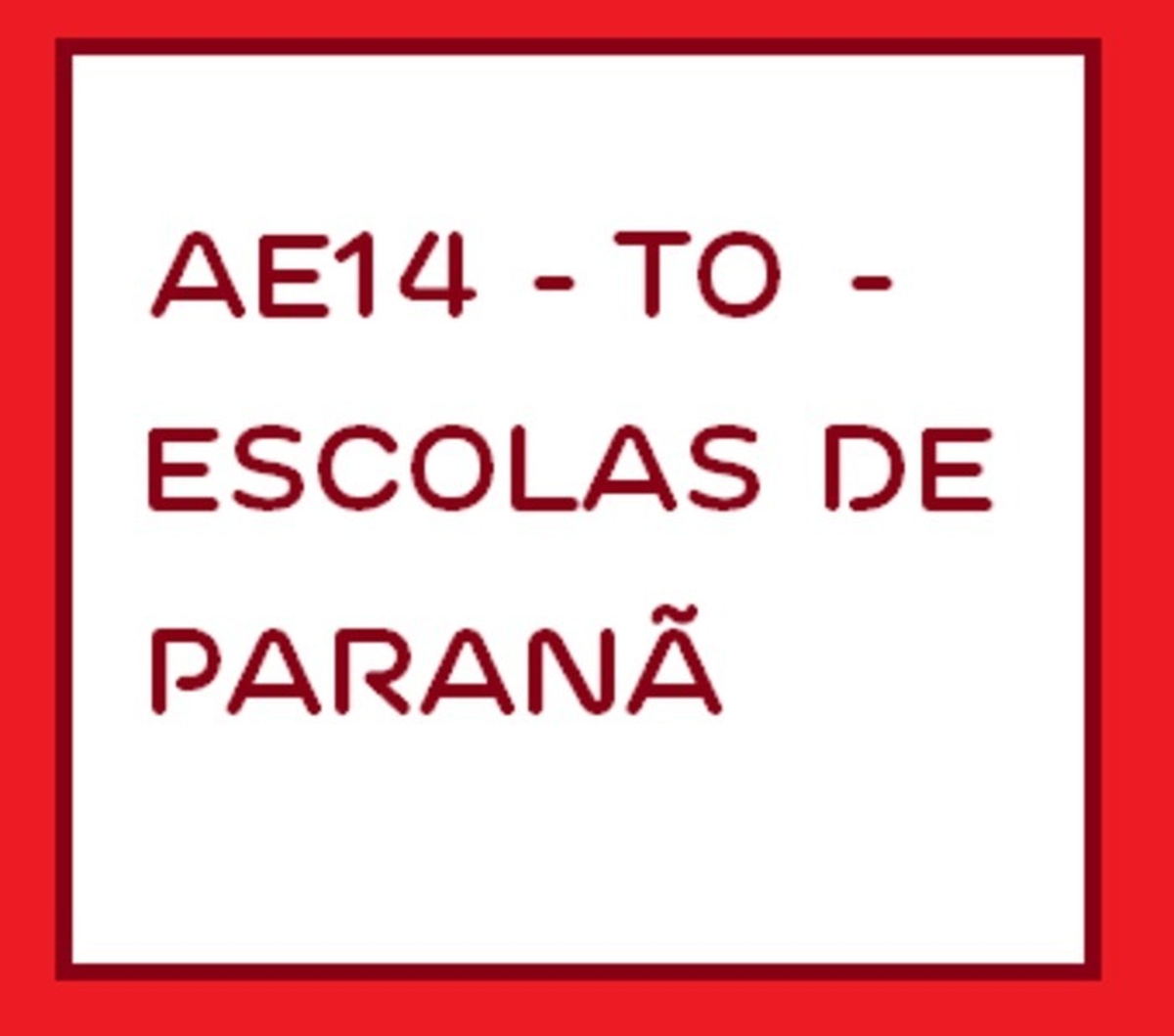 AE14 - TO - Escolas de Paranã