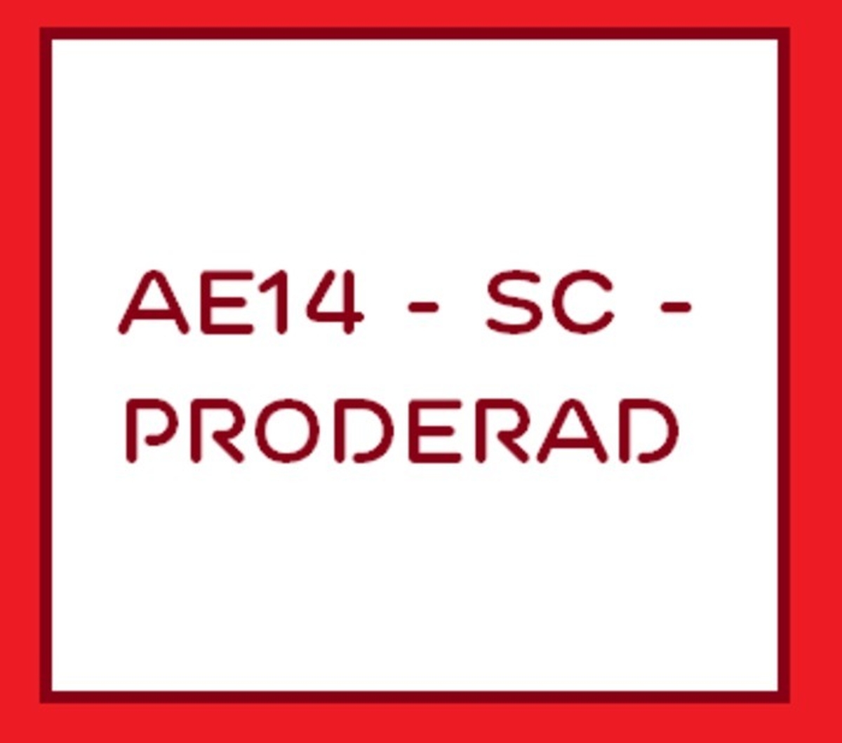 AE14 - SC - Proderad