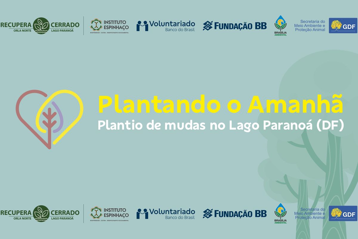 Plantando o Amanhã - Plantio de mudas no Lago Paranoá (DF)