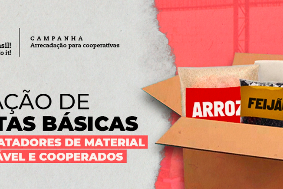 Campanha de doação de cestas básicas - Limpa Brasil e você!