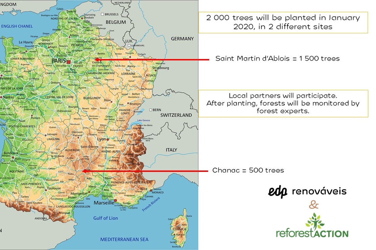 Compensation of our transportation carbon footprint -Francia