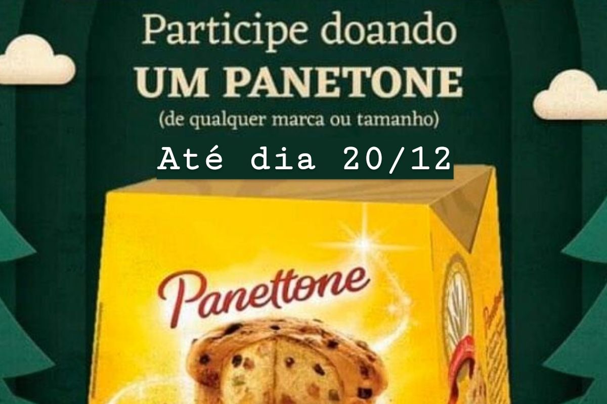 Panetone solidário