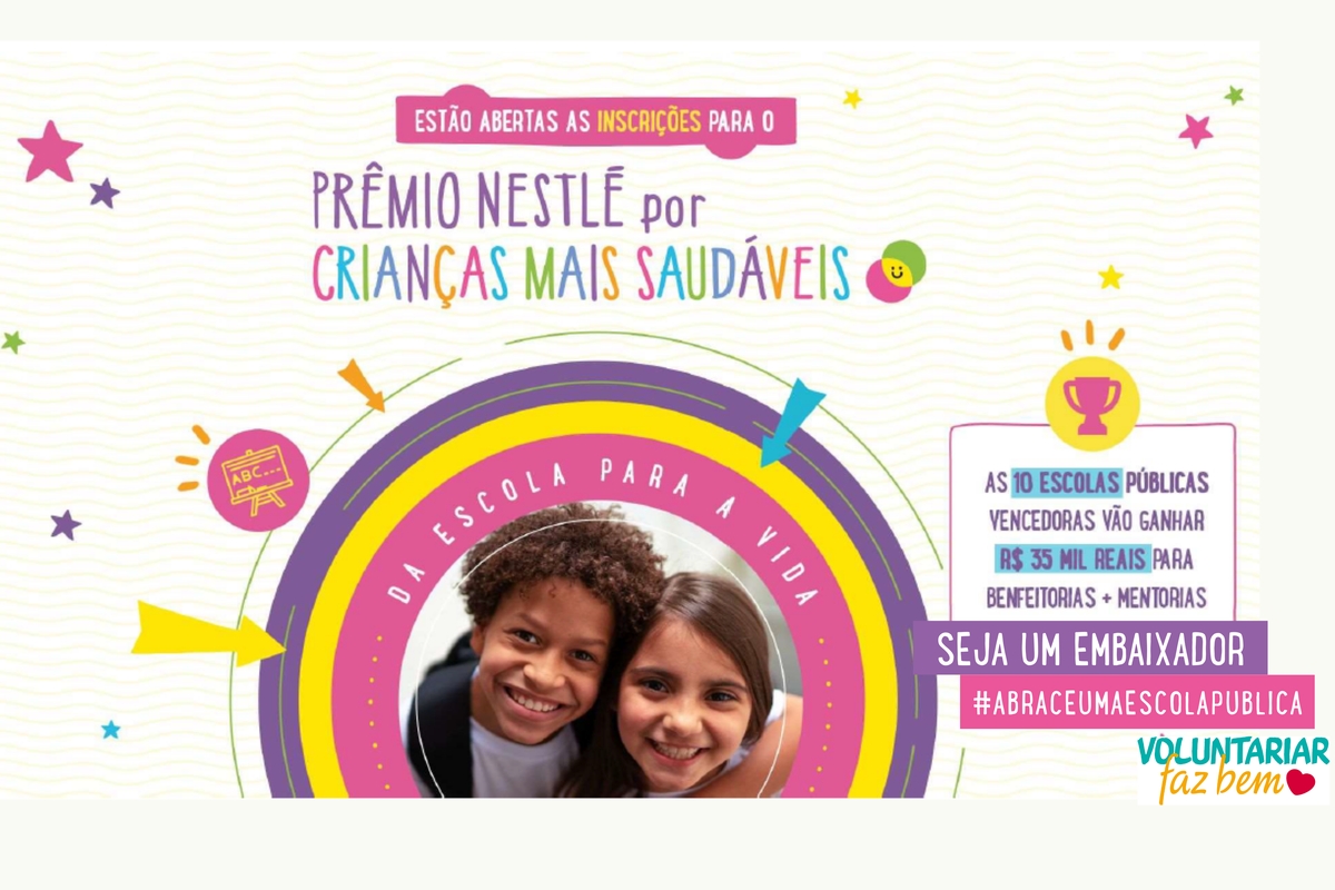 Embaixadores do Prêmio Nestlé por Crianças Mais Saudáveis