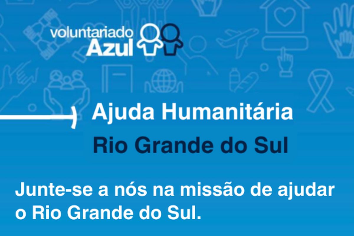 Ajuda Humanitária Rio Grande do Sul - LOG AZUL