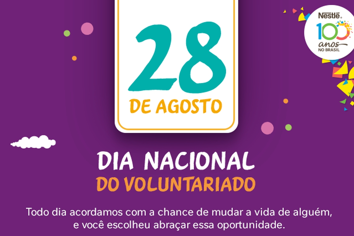 Embaixadores Voluntariar Faz Bem - Dia Nacional do Voluntário